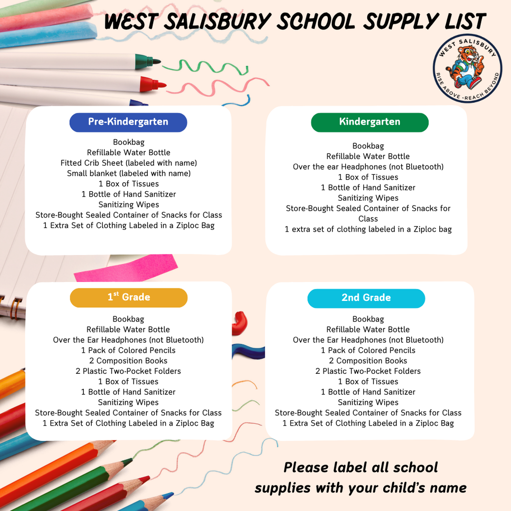 school  supply list