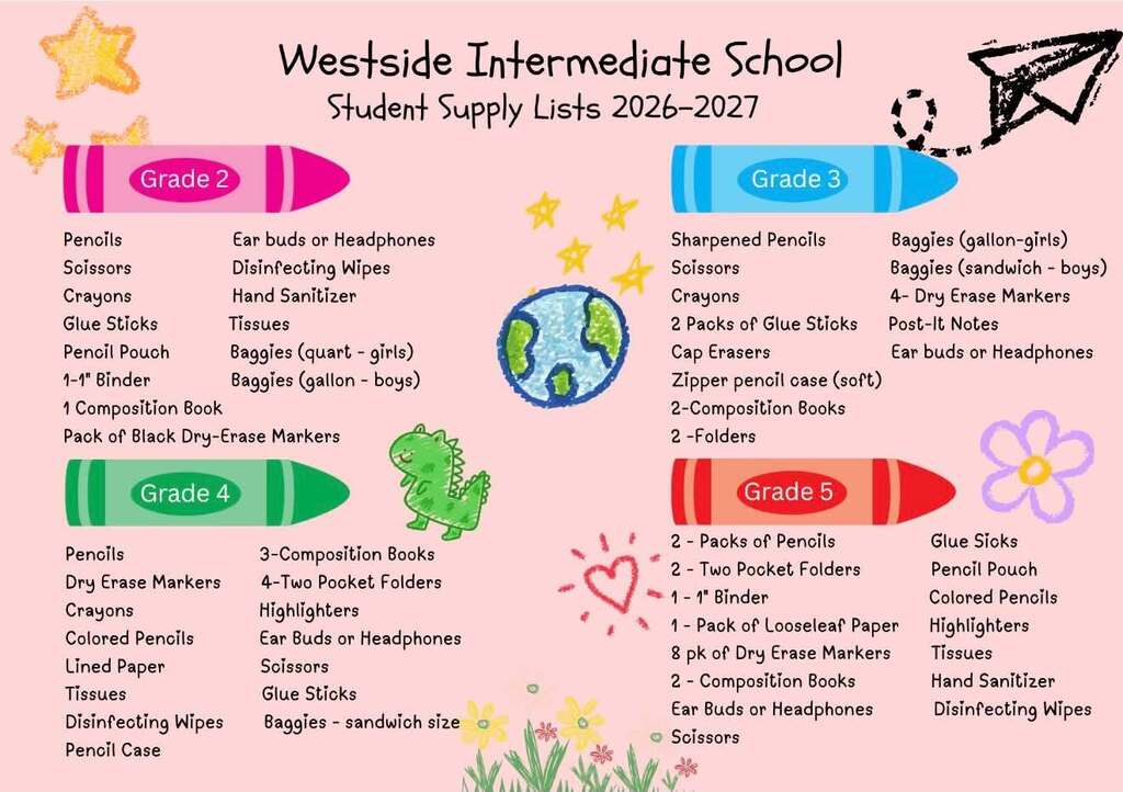 School Supply List