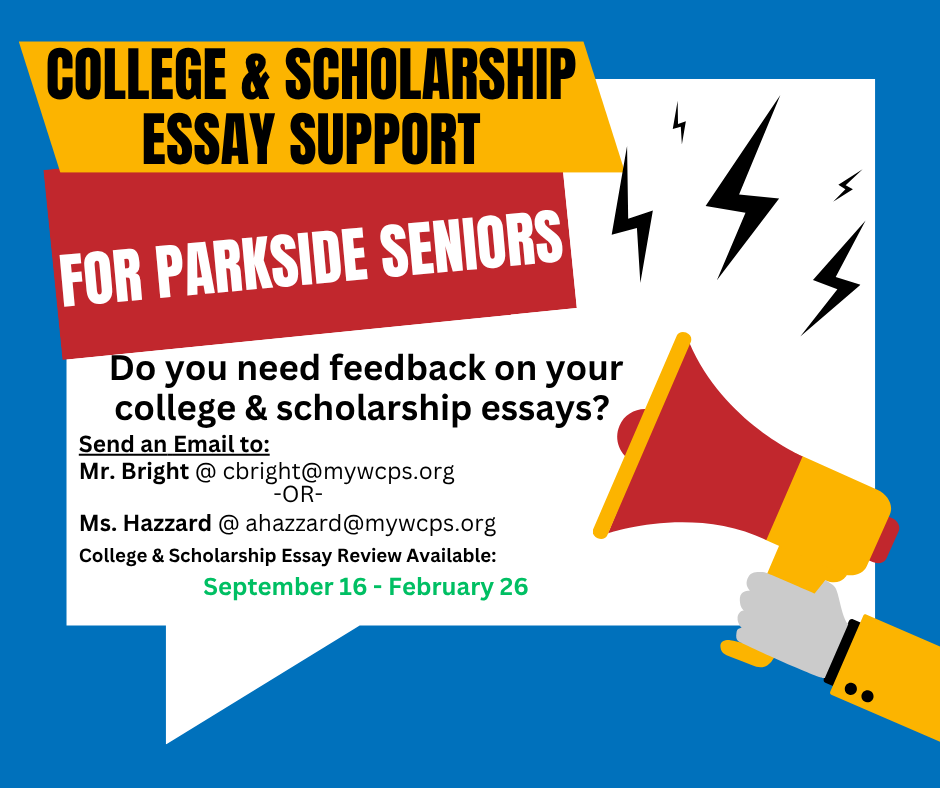 College & Scholarship Essay Support PHS Seniors 2026