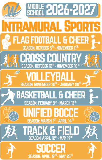 Image of flyer advertising middle school intramural sports