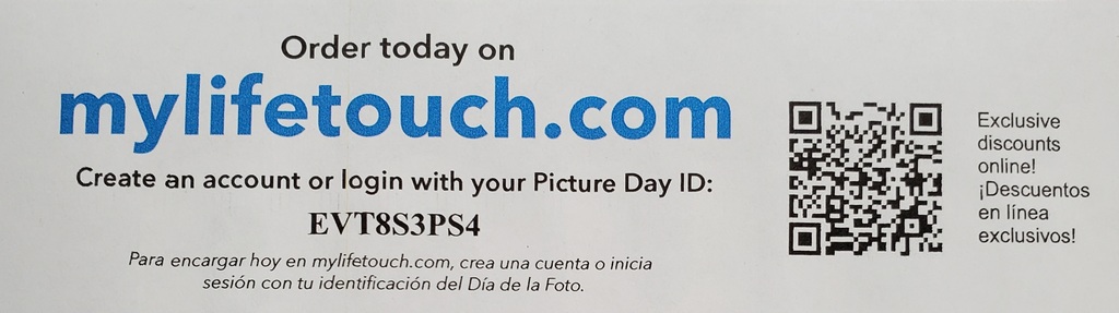 Image of mylifetouch.com along with a picture day ID