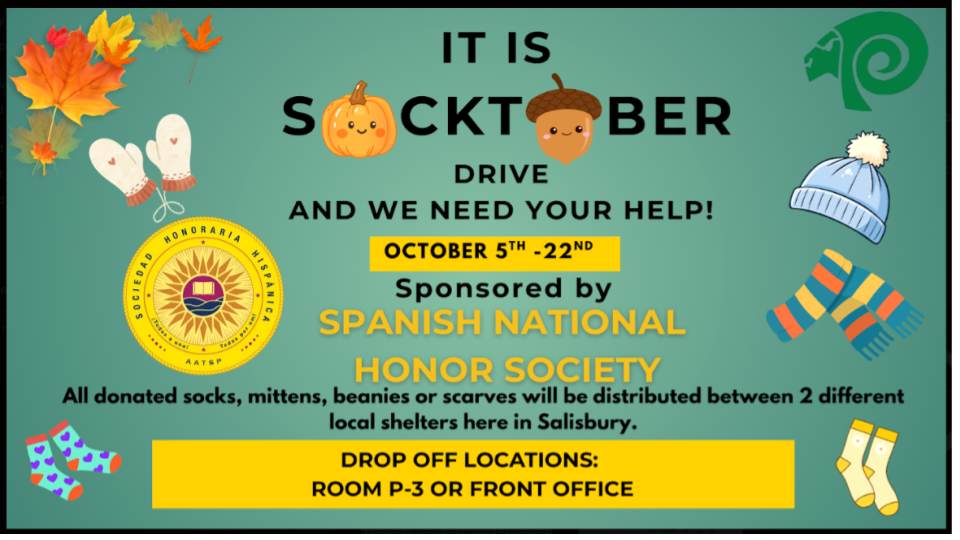 Spanish Honor Society Socktober Drive