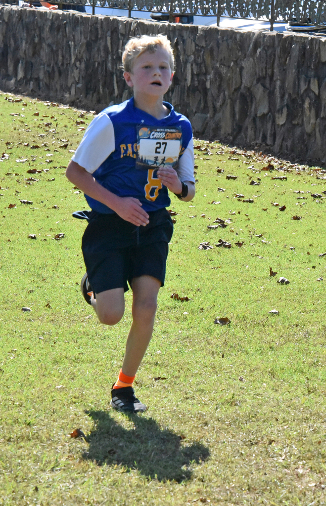 Runner or runners from the 2026 Elementary Cross Country Meet