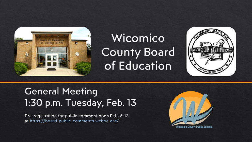 Information about February 13th Board of Education meeting