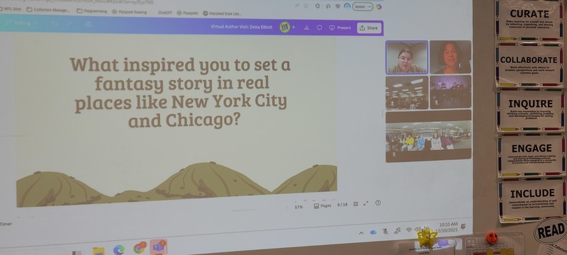 Virtual Author Visit