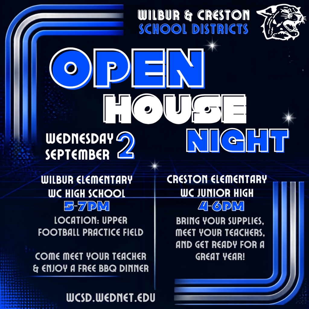 open house night for WC School Districts
