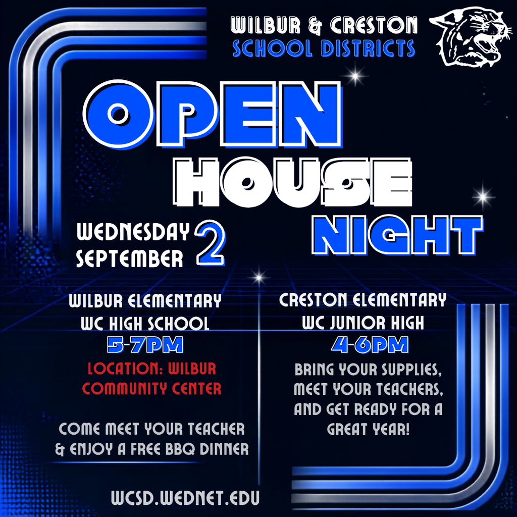 open house night for WC School Districts