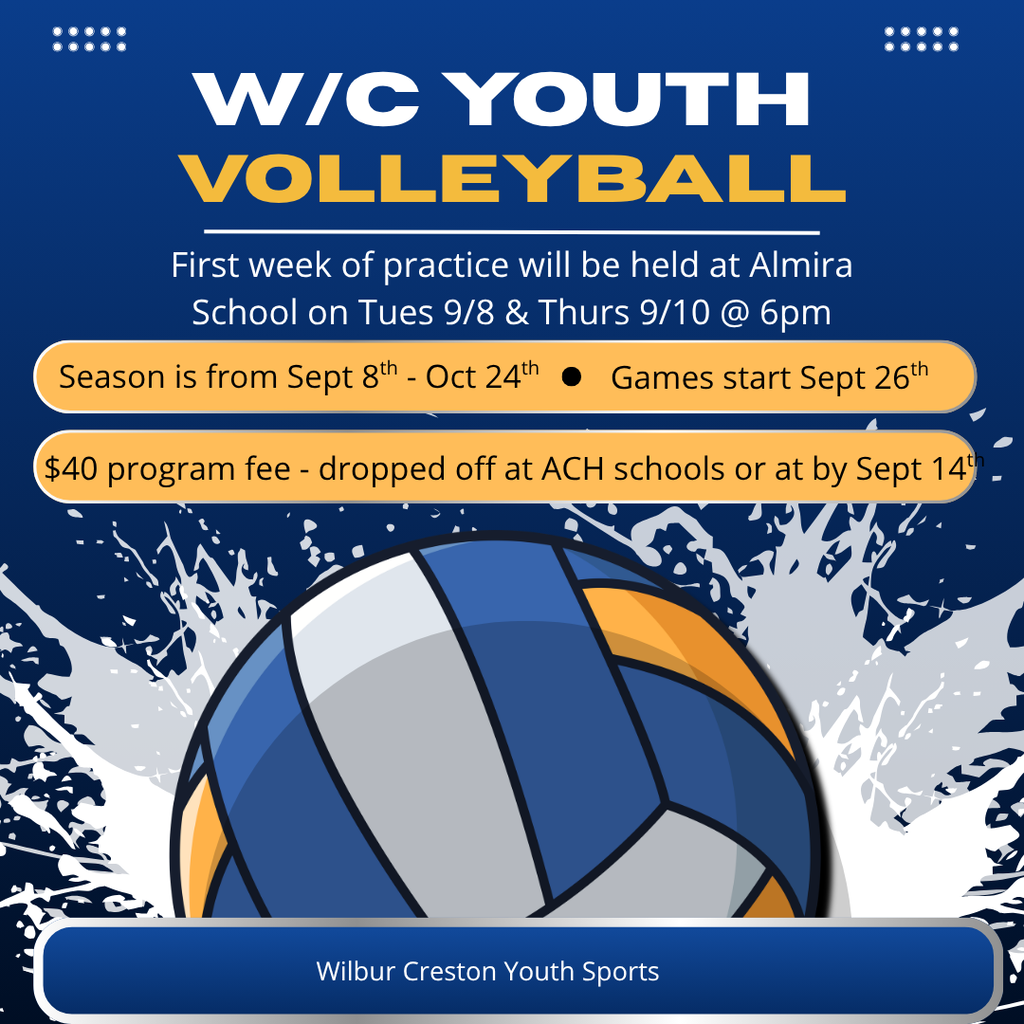 wc youth vball practice annoucement