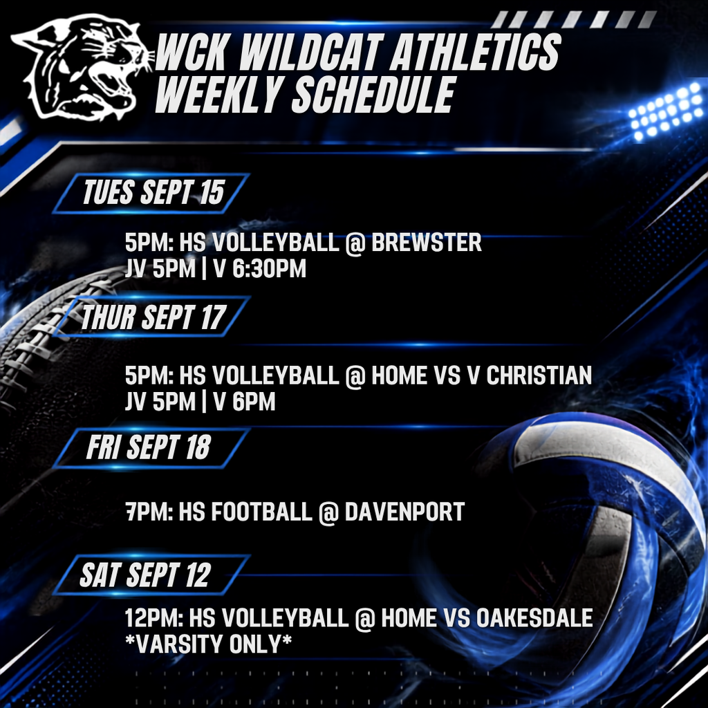 week 3 wck athletics