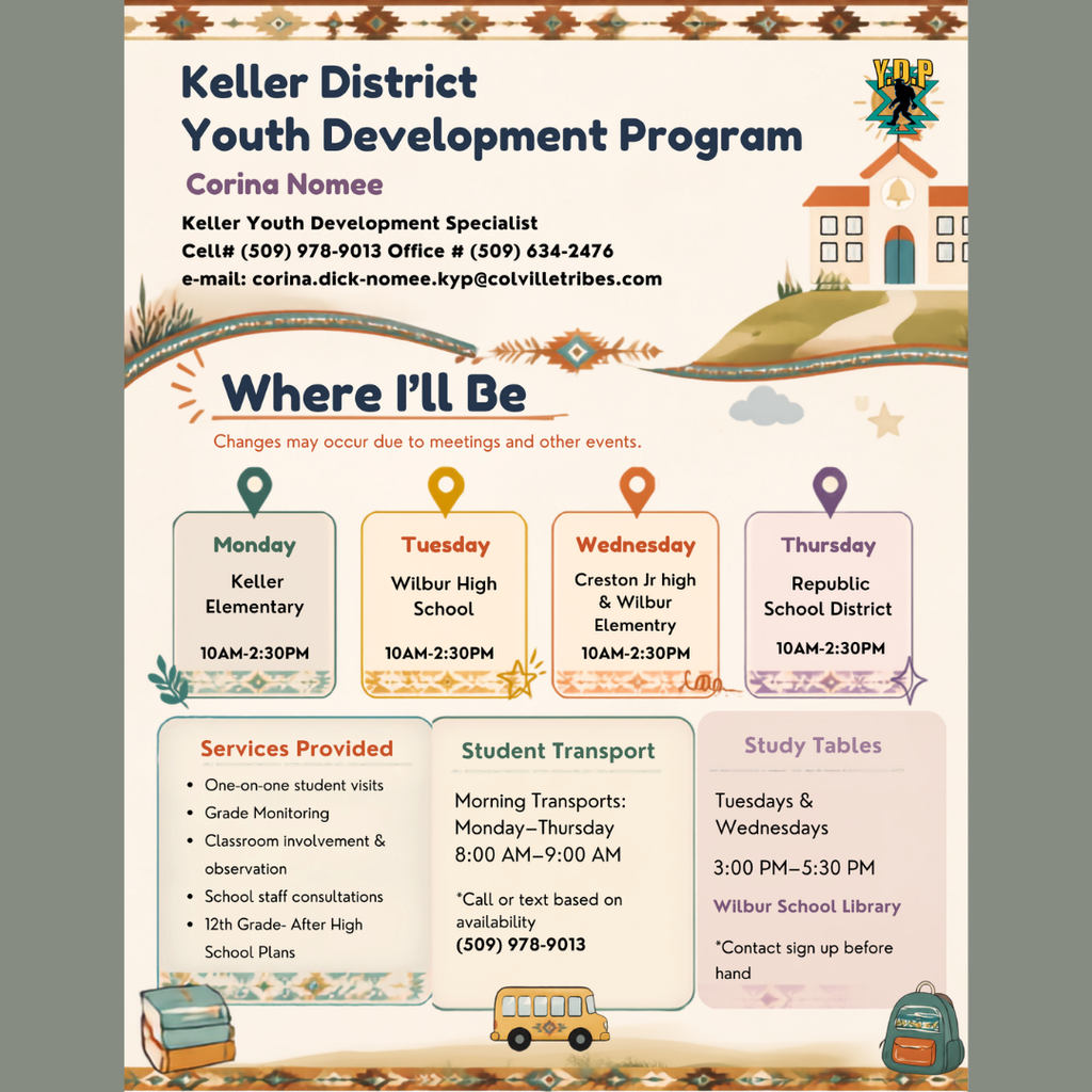 Keller YDP Study Table Info 