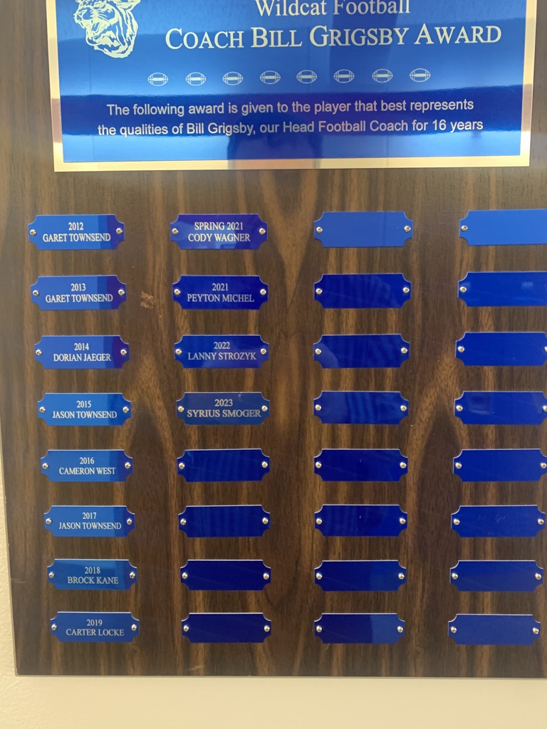 Photo of Bill Grigsby Award