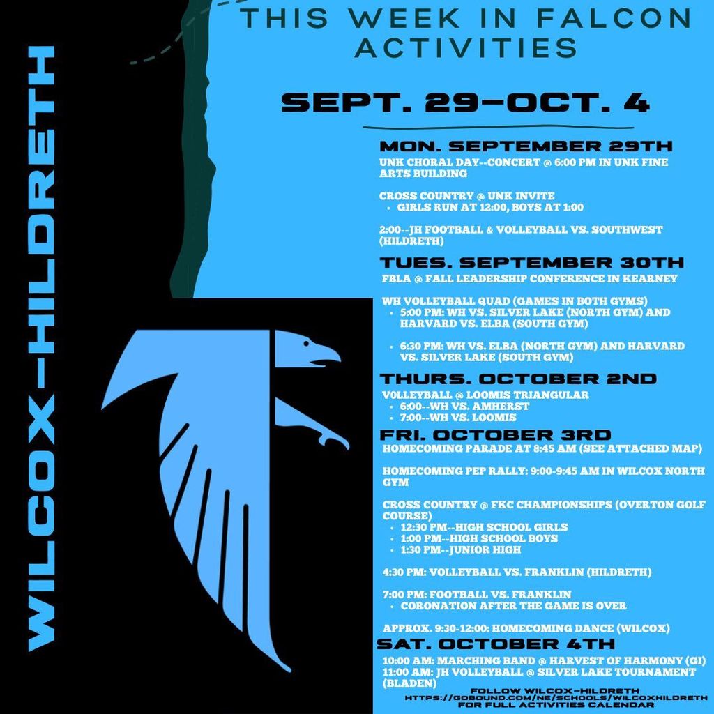 9/29-10/4 Activities