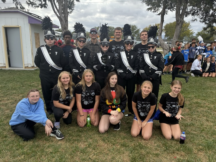 part of the band with the TROPHY 