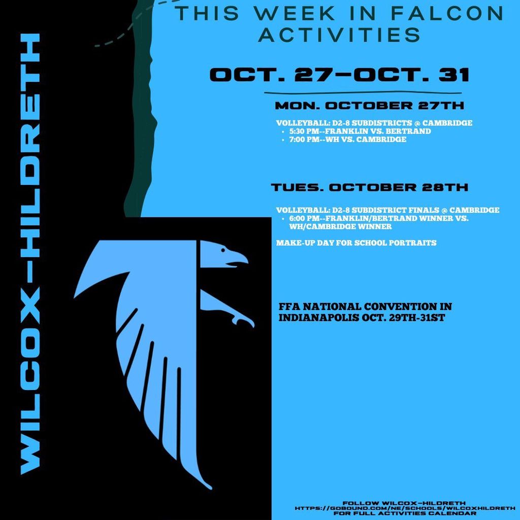 10/27-10/31 Activities