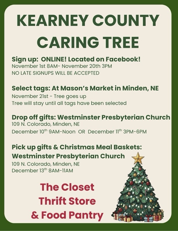 Kearney County Caring Tree Sign-Up