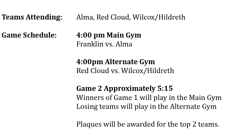 Franklin JH Boys Tournament Info