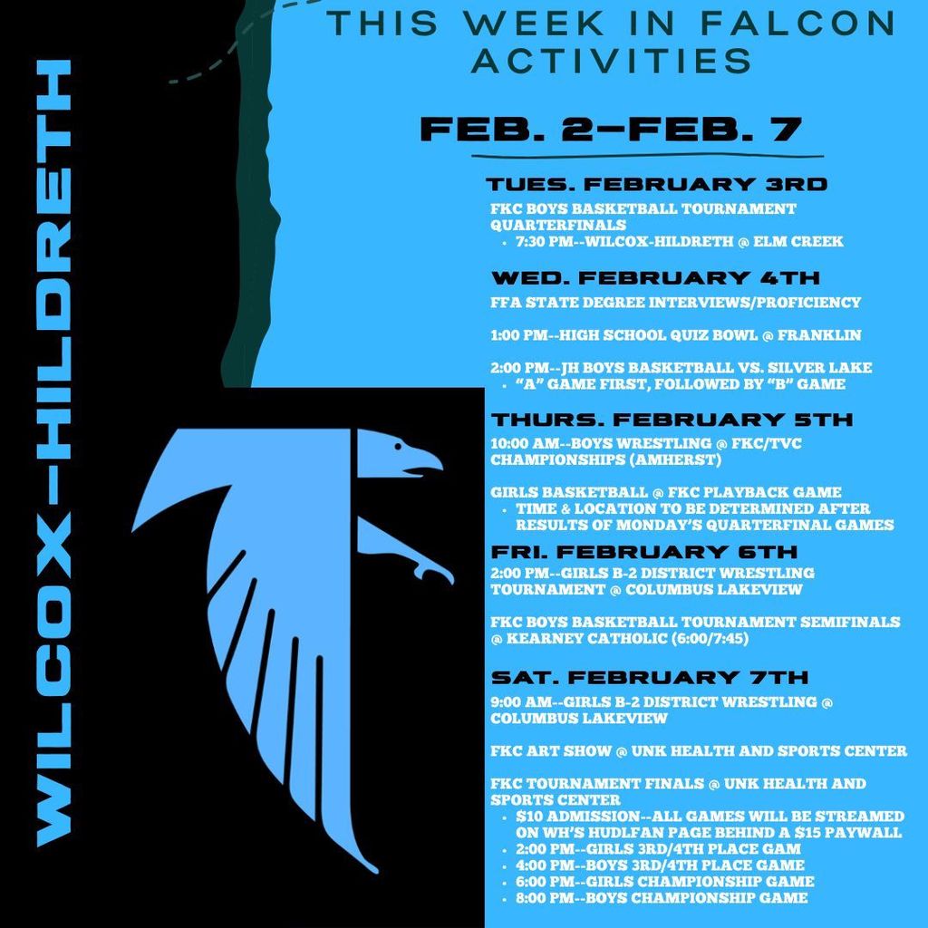 Feb. 2nd-Feb. 7th Activities