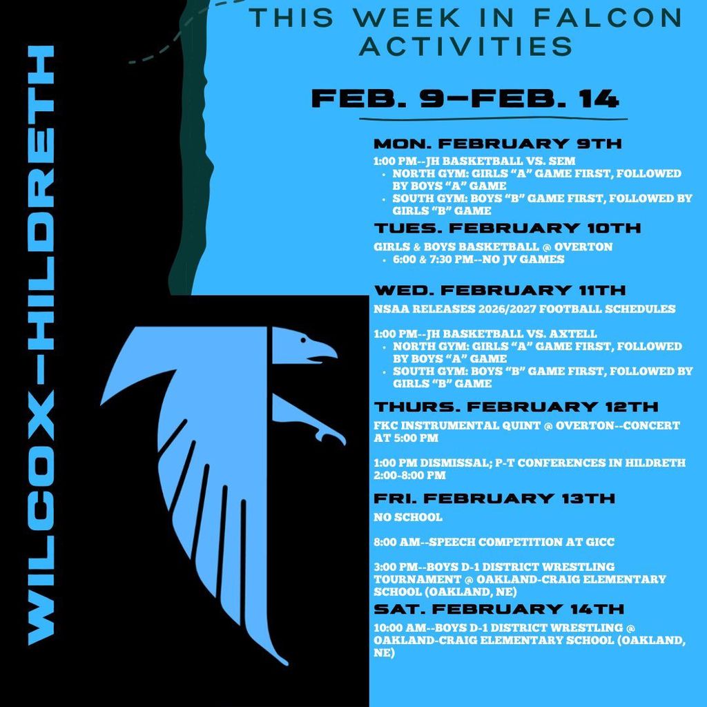 2/9-2/14 Activities