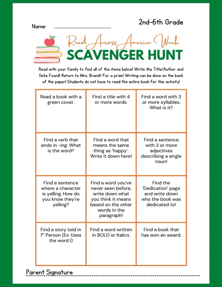 2-6 Scavenger Hunt