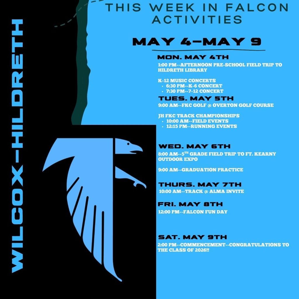 5/4-5/9 Activities