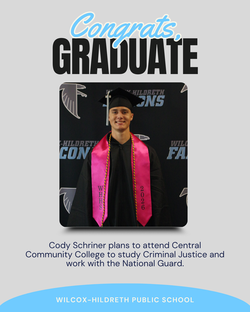 Congratulations, Cody Schriner!