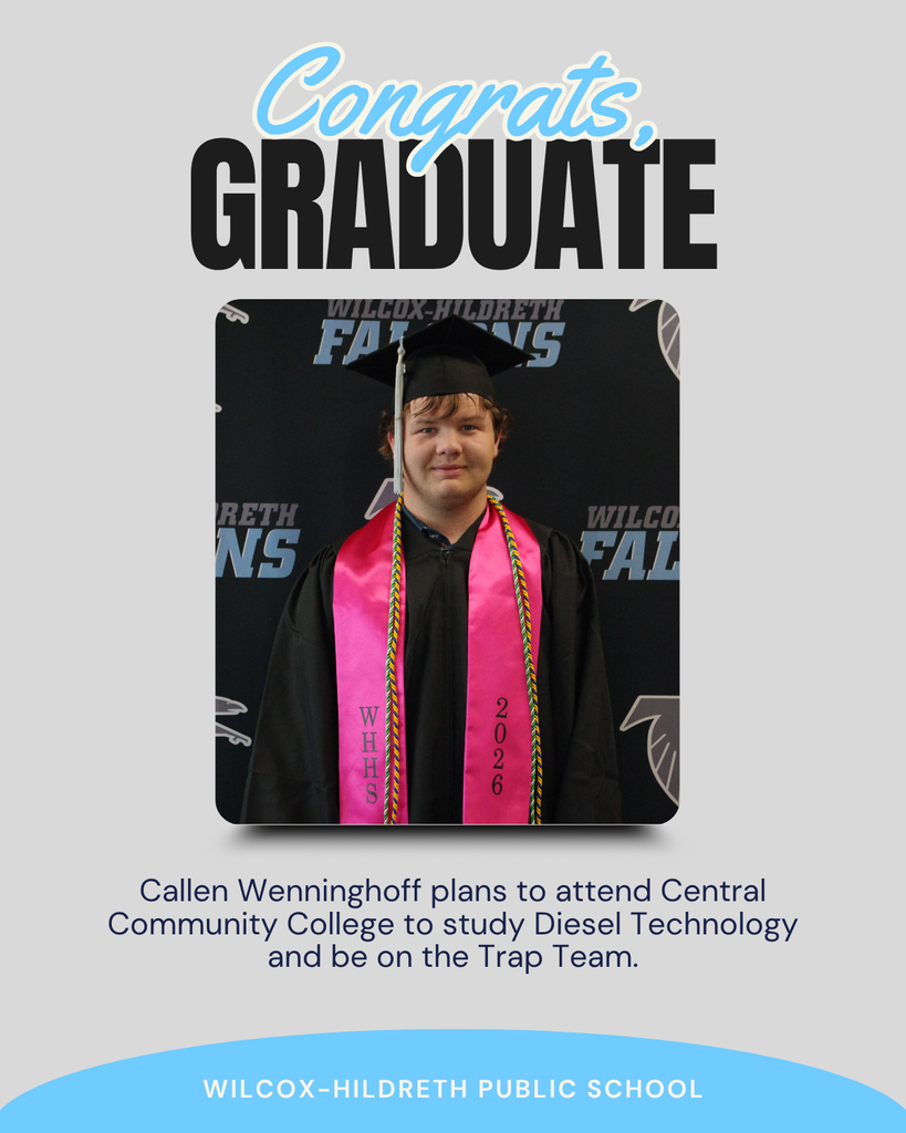 Congratulations, Callen Wenninghoff!
