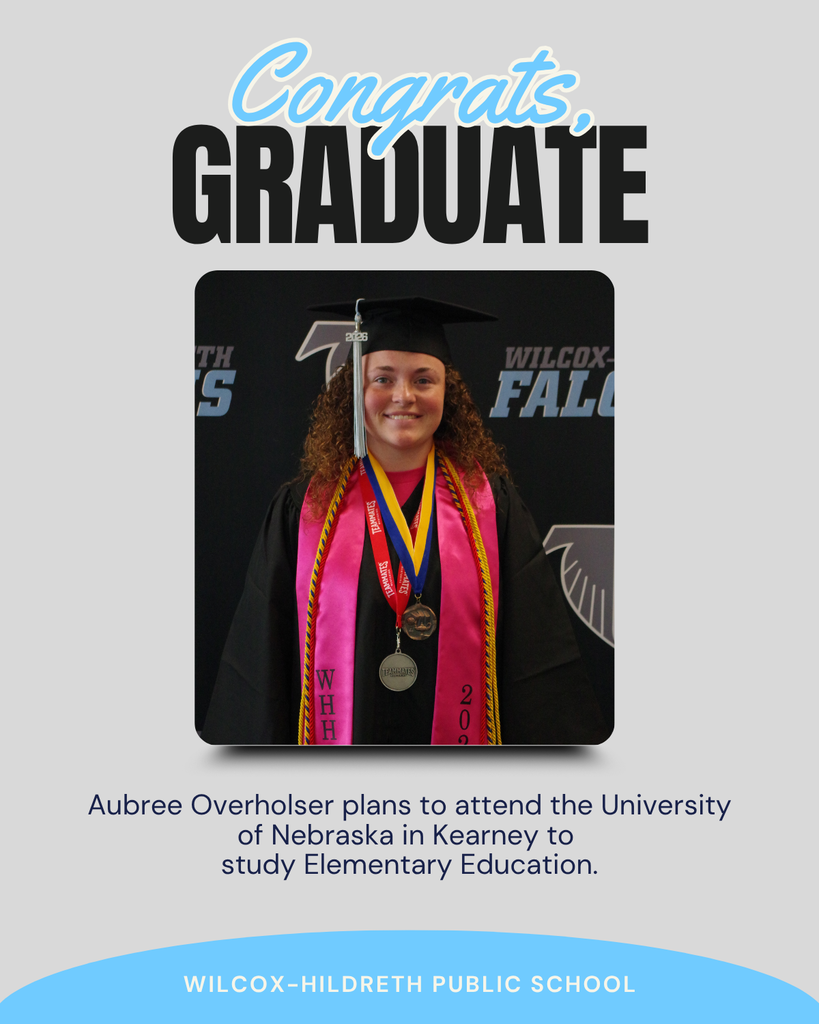 Congratulations, Aubree Overholser!