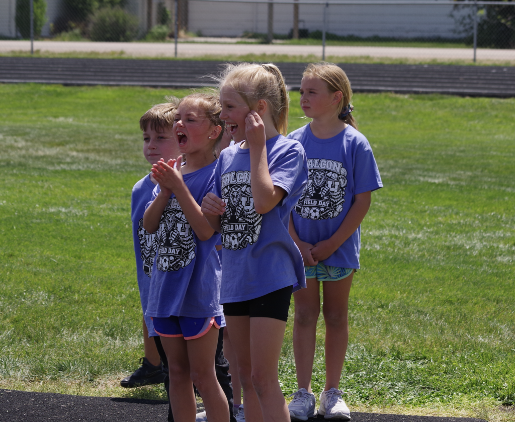 Second Graders at the obstacle course.
