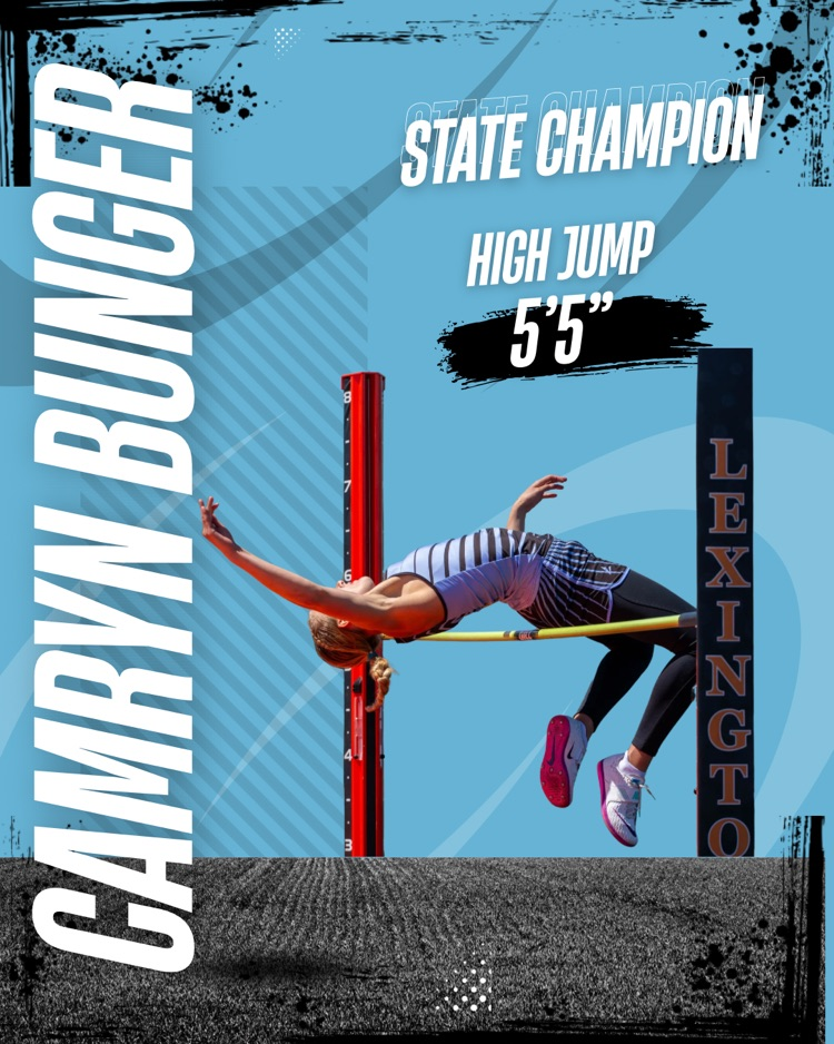 Camryn Bunger High Jump State Champion