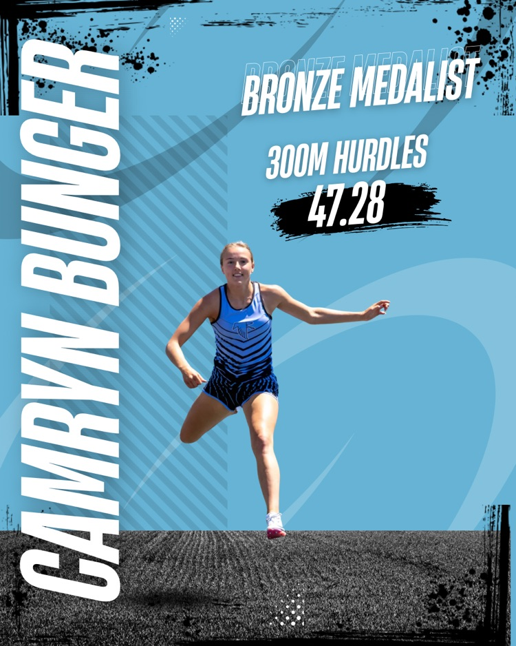 Camryn Bunger 300m bronze medalist