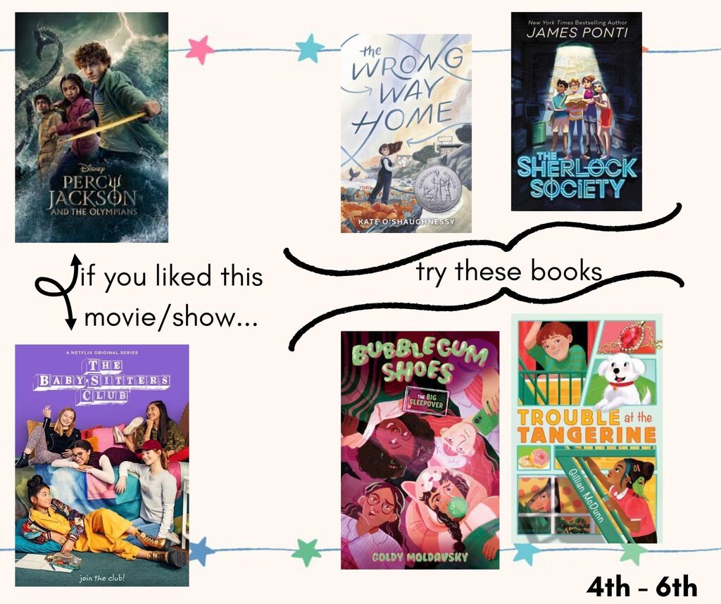 4th-6th Grade book reccommendations