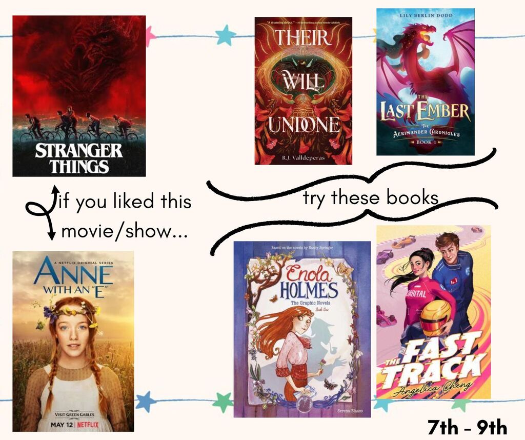 7th-9th grade book reccommendations