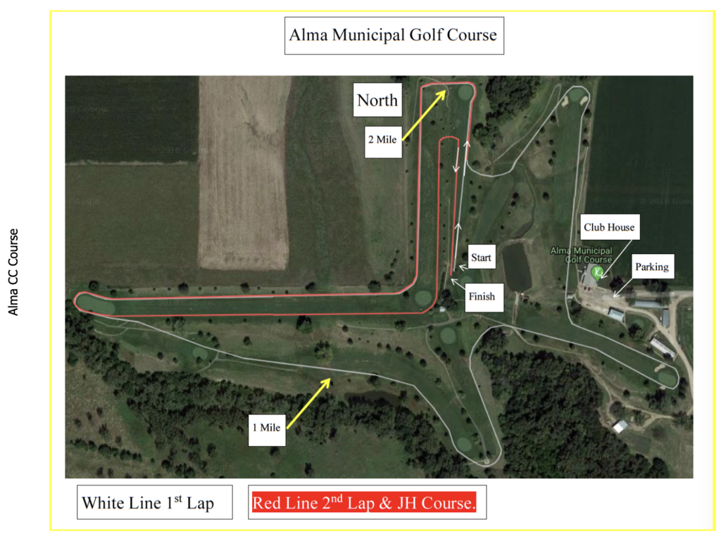 Alma CC Invite Course Map