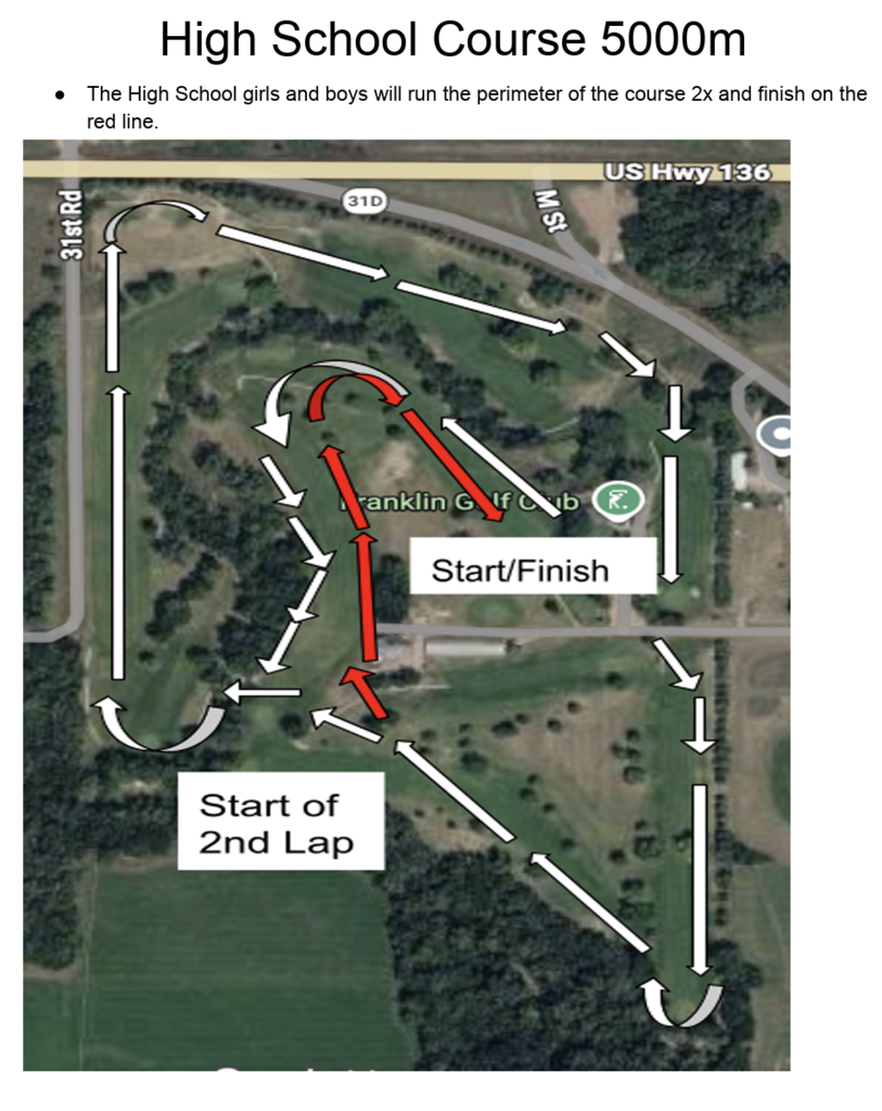 Franklin CC Invite High School Course Map