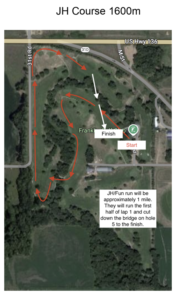 Franklin CC Invite JH Course Map