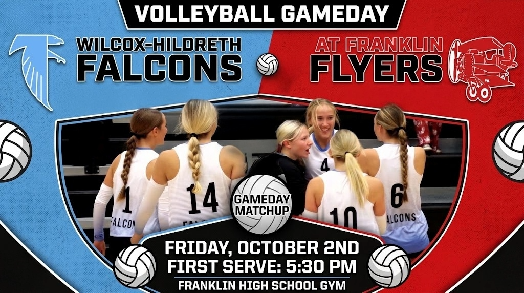 Volleyball @ Franklin Gameday Graphic