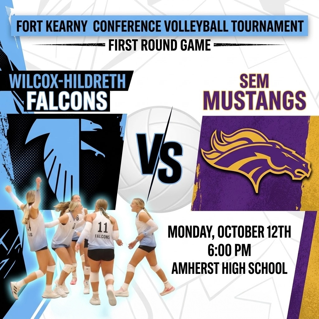 FKC Volleyball vs. SEM social media graphic