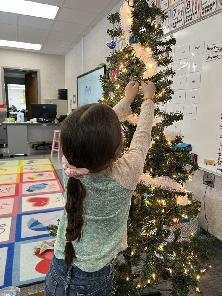 Miss Ogden’s class decorated tree