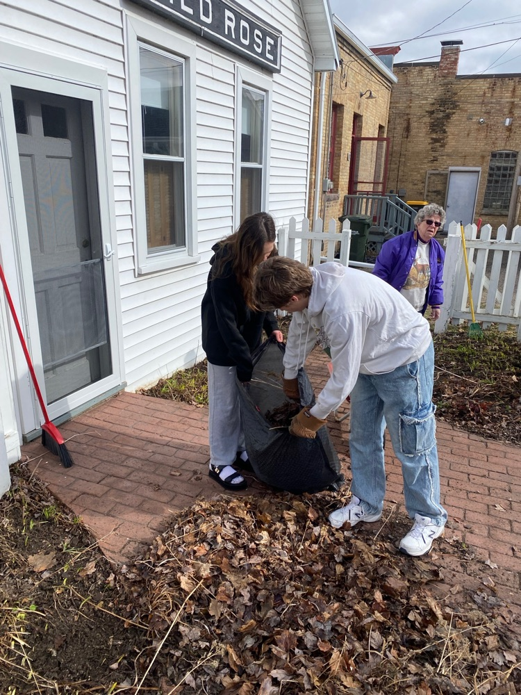 spring cleanup at the Historical Society