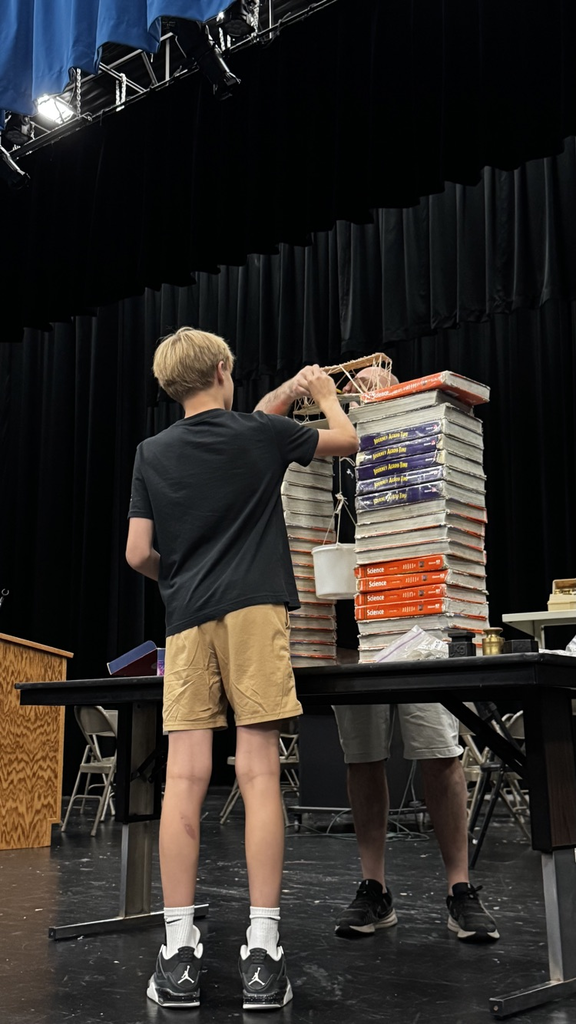 sixth graders built bridges out of toothpicks
