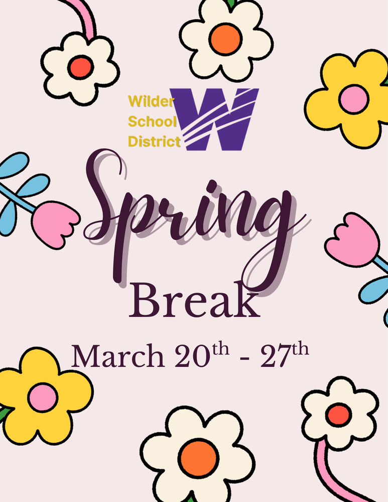 Spring Break March 20-27