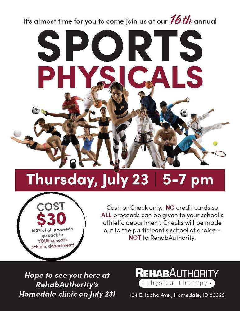 sports physicals 
