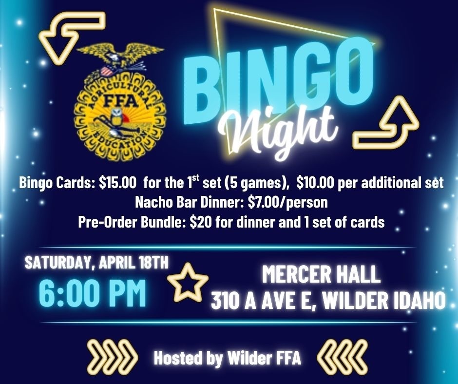 FFA Bingo Night