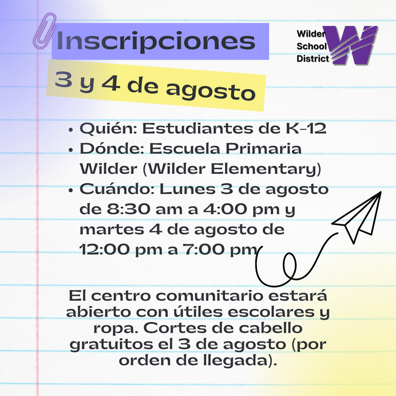 registration spanish