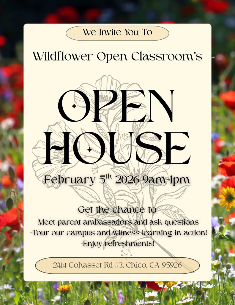 Open House flyer