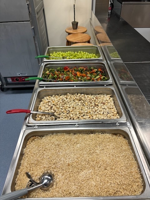 A little behind the scenes look at our serving area....