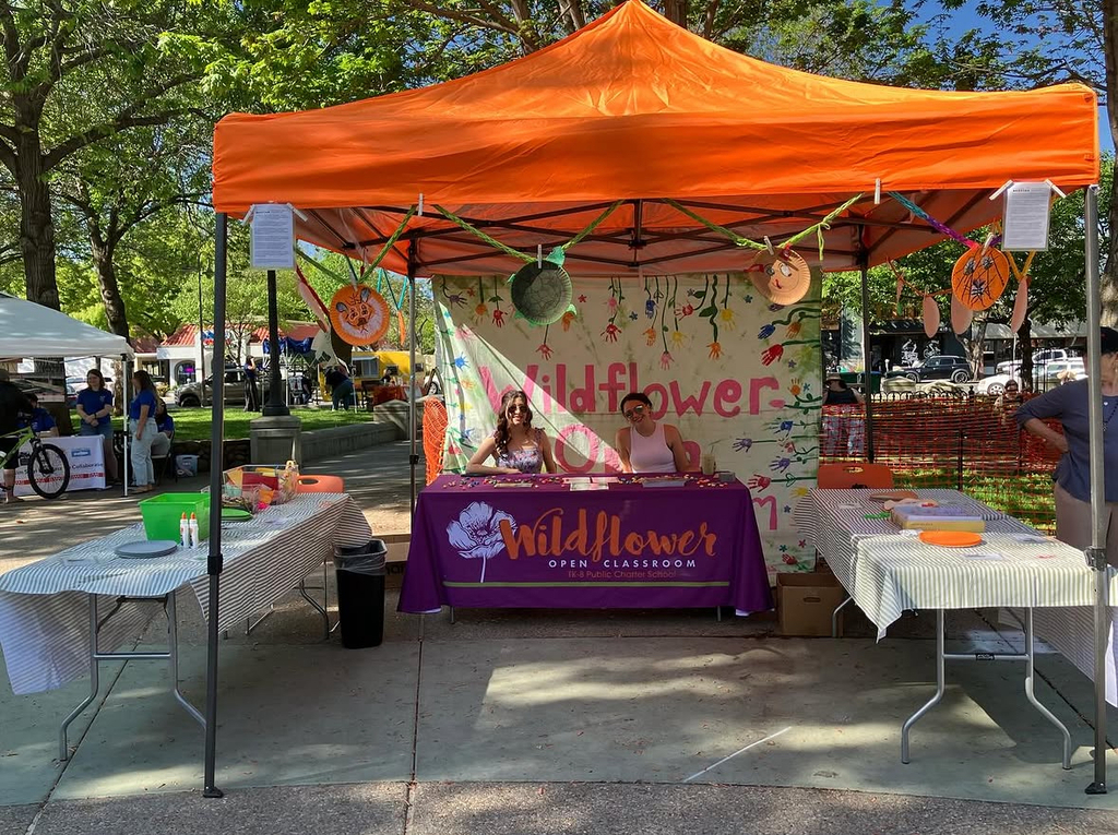 Our booth from last year's Endangered Species Faire! Be sure to stop by and say hello this year!