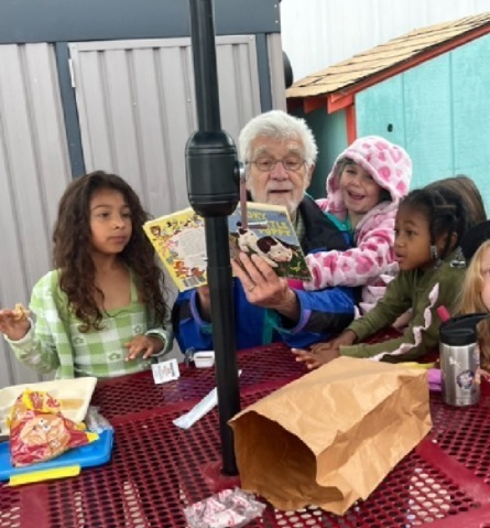 Our students love to read with Steve!
