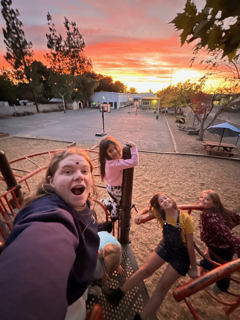 Our students absolutely love hanging out with Kate on the playground!