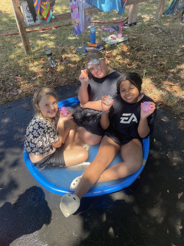 Three of our students playing some water games!